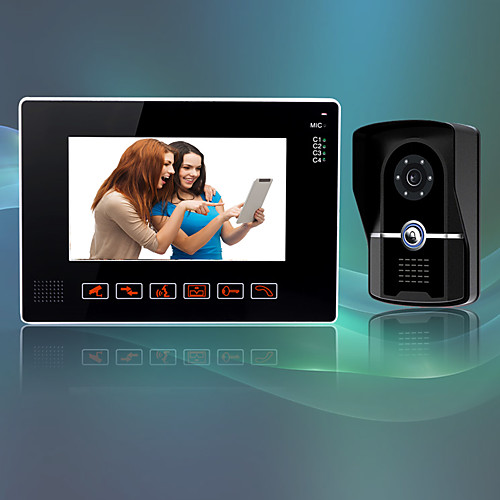 

Wired 7 Inch Hands-free 800480 Pixel One To One Video Doorphone