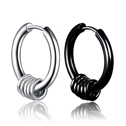 

Earrings Holiday Wedding Birthday Romantic Stainless Steel Earrings Jewelry Silver / Gold For Street Date Festival 1pc