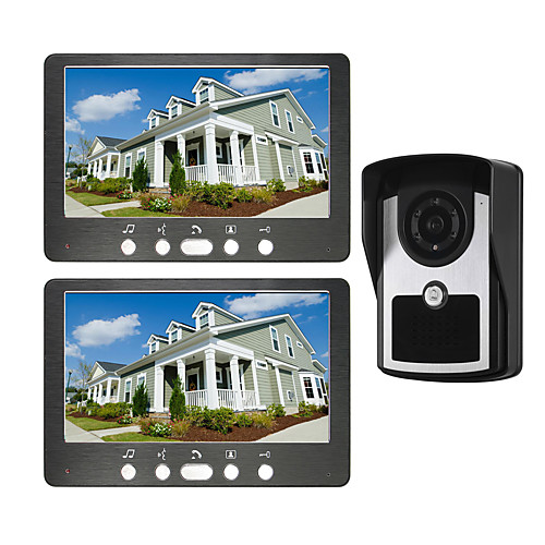 

Wired 7 Inch Hands-free 800480 Pixel One To Two Video Doorphone
