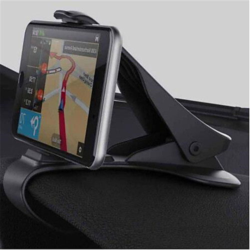 

Car GPS Navigation Dashboard Phone Holder for Universal Mobile Phone Clip Fold Black Car Phone Holder Stand Bracket for iPhone 7