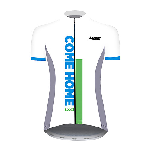 

21Grams Women's Short Sleeve Cycling Jersey Summer Spandex Polyester BlackWhite Solid Color Geometic Bike Jersey Top Mountain Bike MTB Road Bike Cycling UV Resistant Quick Dry Breathable Sports