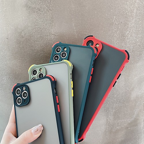 

Phone Case For Apple Back Cover iPhone 12 Pro Max 11 SE 2020 X XR XS Max 8 7 Shockproof Transparent Transparent TPU
