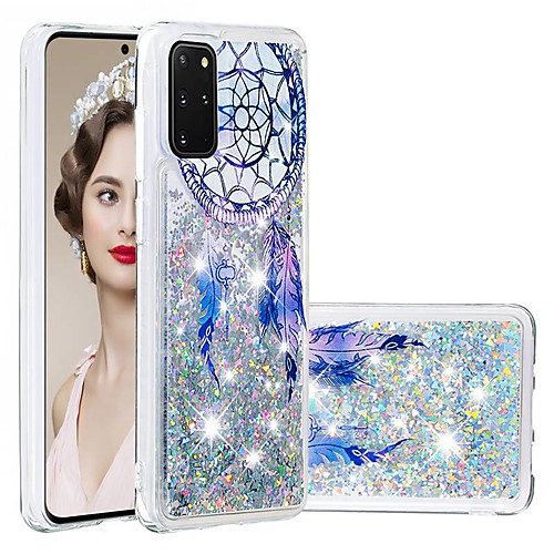 

Case For Samsung Galaxy Samsung Galaxy A50s / Samsung Galaxy A30s / Samsung Galaxy A10s Flowing Liquid / Transparent / Pattern Back Cover Glitter Shine TPU