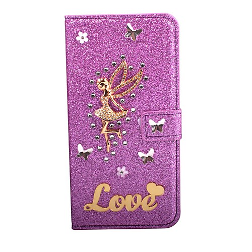 

Case For Samsung Galaxy A51 / M40S / A71 Wallet / Shockproof Angel of Love Diamond Glitter PU Leather Case For Samsung S20 Plus / S20 Ultra /A20e /A50s /A30s /A10 /A60 /A70 /A80 /S10E /S10 5G/S10 Plus
