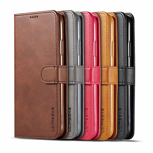 

Case For Samsung Galaxy S20 Plus / S20 Ultra / S20 Card Holder / Flip Full Body Cases Solid Colored PU Leather / TPU