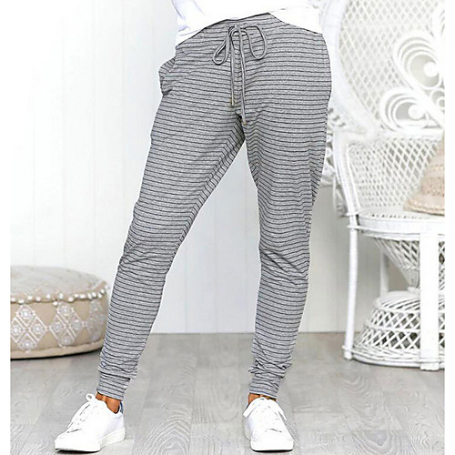 

Women's Basic Harem Pants Solid Colored Gray