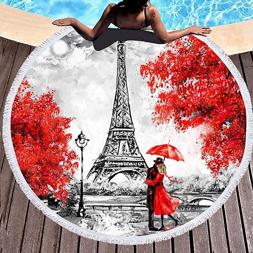 

Women's Beach Towel Swimsuit Geometric Normal Swimwear Bathing Suits Red Peach Blushing Pink