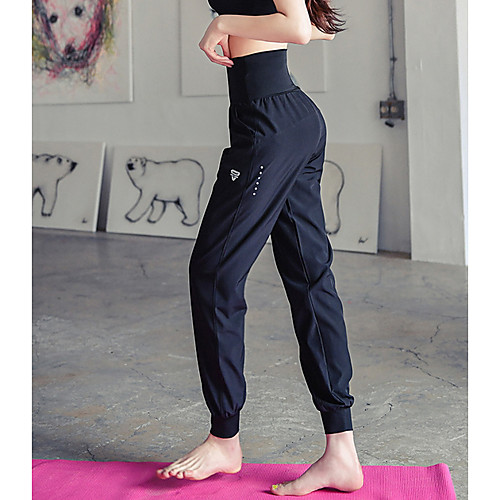 

Women's Sporty Sweatpants Pants Print Black