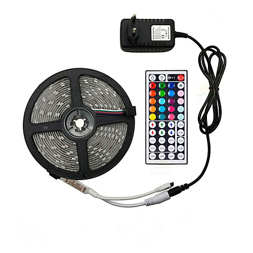 

5m Flexible LED light strips RGB Tiktok Lights 150 LEDs SMD5050 10mm 1 12V 6A Adapter 1 44Keys Remote Controller 1 set RGB Tiktok Lights Halloween Christmas Waterproof Party Decorative 220 V