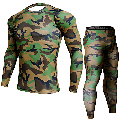 

JACK CORDEE Men's 2 Piece Activewear Set Workout Outfits Compression Suit Athletic Athleisure Winter Long Sleeve Thermal Warm Moisture Wicking Breathable Gym Workout Running Active Training Jogging