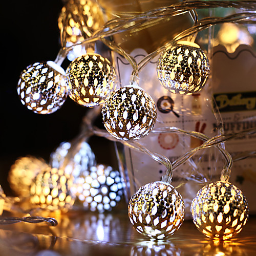 

AA Battery String Lights LED Moroccan Garden String Lights Hanging Lantern Fairy Light Outdoor Christmas Decoration Light Chain