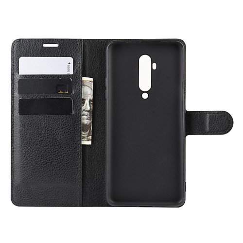 

Case For Oneplus 7T Pro / Oneplus 7 pro / Oneplus 7T / Oneplus 7 Wallet / Card Holder / Shockproof Full Body Cases Solid Colored PU Leather