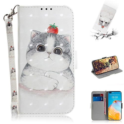 

Case For Huawei Y6 2019/P Smart Plus 2019/Mate 20X Wallet / Card Holder / Flip Full Body Cases Cat PU Leather For Huawei Mate 30 Lite/P40 Pro/P Smart Z/Honor 20 Pro/Nova 6 SE