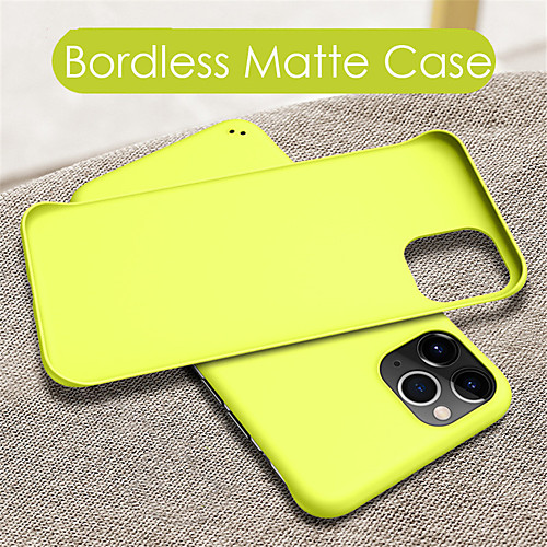 

Case For Apple iPhone 11 / iPhone 11 Pro / iPhone 11 Pro Max Frosted Back Cover Solid Colored PC