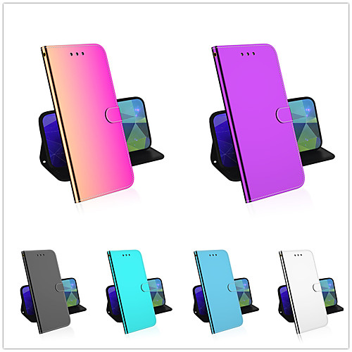 

Case for Samsung scene map Samsung Galaxy S20 S20 Plus S20 Ultra A51 A71 Imitation mirror series flip leather case bright PU material can insert card holster mobile phone case TX