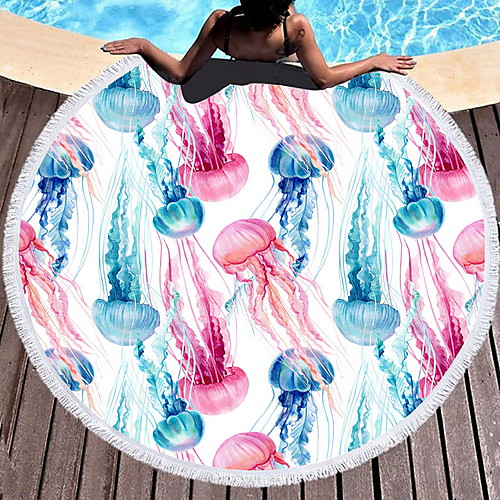 

Women's Beach Towel Swimsuit Geometric Normal Swimwear Bathing Suits Blue Purple Blushing Pink