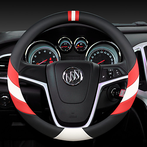 

fashion Car Steering Wheel Covers Leather 38cm Breathable Anti Slip For Buick Four Seasons Auto Accessories