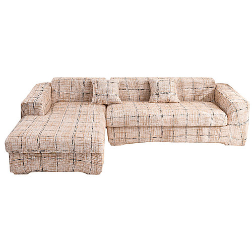 

Sofa Cover Geometric Stylish Simplicity Print Sofa Cover Stretch Couch Slipcover Super Soft Fabric Retro Hot Sale Couch Cover (1 Free Cushion Cover)