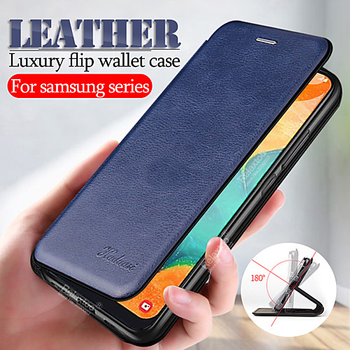 

Luxury Leather Flip Wallet Case For Samsung Galaxy A51 A91 A50 A81 A71 A70 A40 A30 A20 A10 A20e Magnetic Card Stand Cover