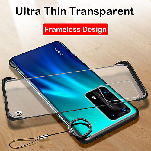 

Ultra Thin Frameless Clear Hard Ring Case Cover For Huawei P40 Pro P30 Lite P20 Lite P30 Pro P20 Pro
