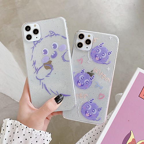 

Case For Apple iPhone 11 / iPhone 11 Pro / iPhone 11 Pro Max Shockproof / Transparent Back Cover Cartoon TPU