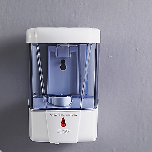 

Wall Mount Touchless Liquid Soap Dispenser Machine Soap Dispenser Automatic Induction Plastics 600 ml