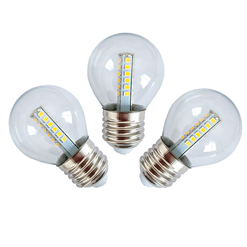 

3pcs 3 W LED Globe Bulbs 120 lm E27 G45 25 LED Beads SMD 2835 Warm White 180-240 V