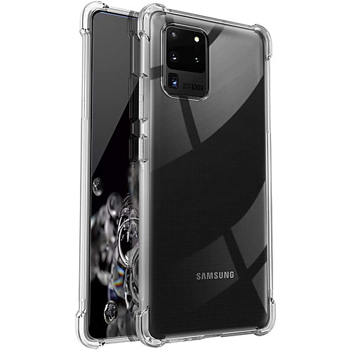 

Naxtop Reinforced Corners Ultra-Slim Clear TPU Silicone Soft Shockproof Thin Fit Phone Case for Samsung Galaxy S20 Ultra / S20 Plus / S20 / A80 / A90