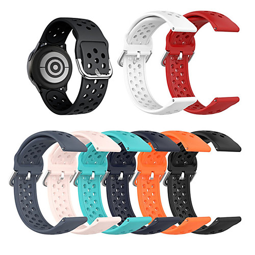 

1 Pcs Watch Band 22mm Breathable Silicone Sport Strap For Pebble Time