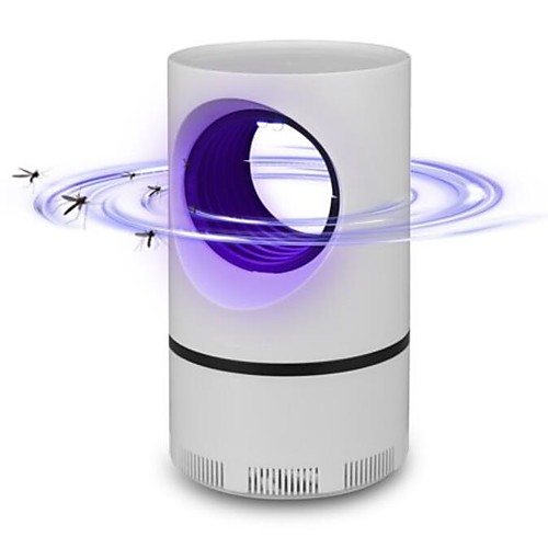 

Electric Flying Insect Mosquito Repeller Lamp Pest Repeller UV Light USB Effective Safe Silent Suction Fan No Zapper Non-Toxic Chemical Free 1 pc