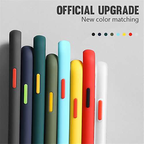 

Mint Hybrid Simple Matte Bumper Phone Case For Samsung Galaxy A91 / A81 / A51 /A50 /A20 / A10 / Note 10/ Note 8 / S20 /S10 / S9 / S8Plus / Shockproof Soft TPU Silicone Clear Cover