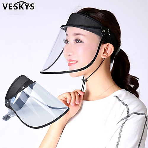 

Protective Cap Anti-Saliva Splash Summer Anti-droplet Mask Face Windproof Sun Visor Cover Safety Helmet for Workplace Safety Supplies Dust Proof