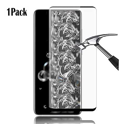 

Naxtop 3D Arc Full Screen Tempered Glass Protector for Samsung Galaxy S20 Ultra / S20 Plus / S20 -Black