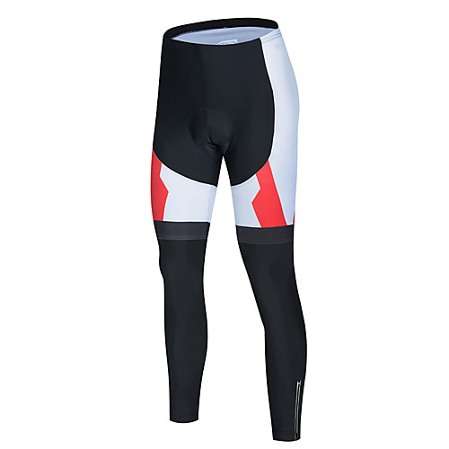 

EVERVOLVE Men's Cycling Tights Cycling Pants Spandex Bike Tights Padded Shorts / Chamois Pants Thermal Warm Quick Dry Breathable Sports Patchwork Black Mountain Bike MTB Road Bike Cycling Clothing