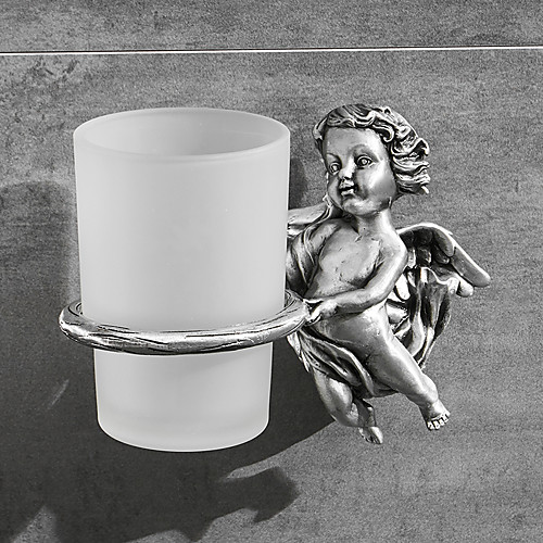 

Toothbrush Holder Creative Modern Metal 1pc Wall Mounted