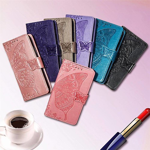 

Case For Motorola MOTO One Vision / Moto G7 / Moto G7 Play Wallet / Card Holder / with Stand Full Body Cases Butterfly / Solid Colored PU Leather For MOTO G8 Plus/G8 Play/One Action/E6/E6 Plus/Z4 Play