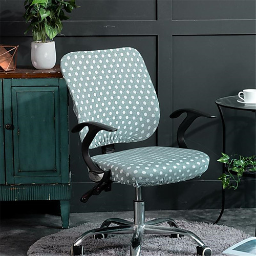 

Computer Office Chair Cover Split Protective Polyester Chair Covers Stretch Thicken Rotating Chair Slipcover