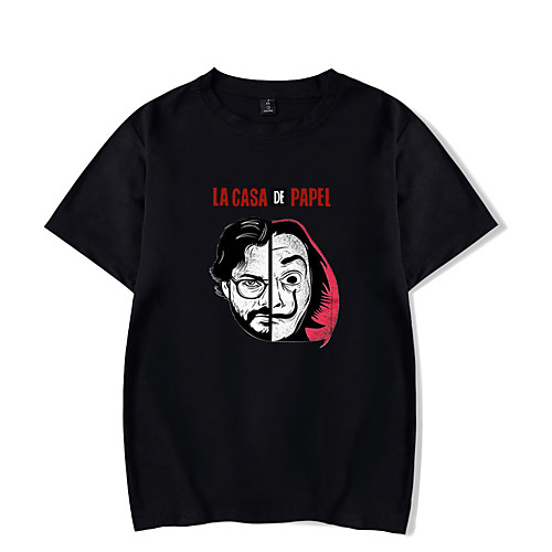 

Inspired by la casa de papel Dali Cosplay Costume T-shirt Pure Cotton Print Printing T-shirt For Men's / Women's
