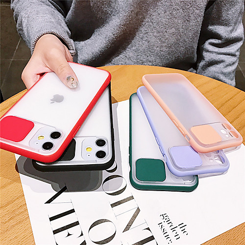 

Case For Apple iPhone 7/8/7P/8P/X/XS/XR/XS Max/11/11 Pro/11 Pro Max Shockproof Back Cover Transparent TPU / Plastic