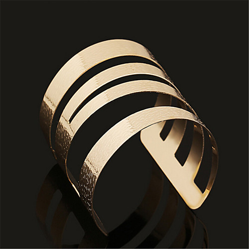 

Men's Cuff Bracelet Classic Fashion Fashion Alloy Bracelet Jewelry Gold For Party Evening Gift