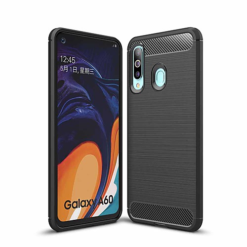 

Naxtop Carbon Fiber Brushed Soft Bumper Back Cover Full Protective Phone Case For Samsung Galaxy A10 A20 A30 A40 A50 A60 A70 A20e A40s A6s A8s A2 Core