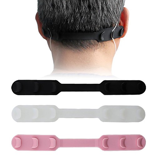 

In Stock 10PCS Ear Protector Mask Hook Buckle Silicone Bandage Ear Rope Anti-slip Adjustment Mascherine Mascarillas Buckle