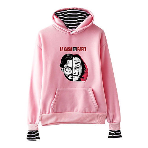 

Inspired by la casa de papel Dali Cosplay Costume Hoodie Pure Cotton Print Printing Hoodie For Men's / Women's