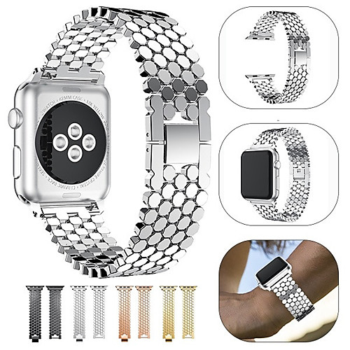 

Watch Band for Apple Watch Series 5/4/3/2/1 Apple Jewelry Design Stainless Steel Wrist Strap