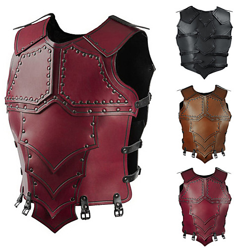 

Plague Doctor Retro Vintage Gothic Punk & Gothic Steampunk 17th Century Summer Masquerade Vest Men's Women's Costume Black / Red / Brown Vintage Cosplay Event / Party Sleeveless