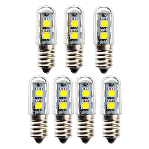 

7pcs 1 W LED Globe Bulbs 50 lm E14 T 7 LED Beads SMD 5050 Decorative Warm White White 180-265 V