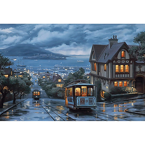 

1000 pcs Ship Seascape Jigsaw Puzzle Adult Puzzle Educational Toy Jumbo Wooden Nature & Landscapes Adults' Toy Gift