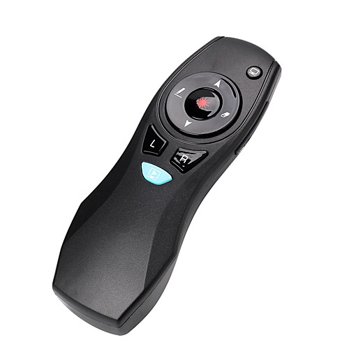 

Portable 2.4GHz Wireless Presenter with Red Laser Pen for PowerPoint Presentation Remote Control Air Flying Mouse