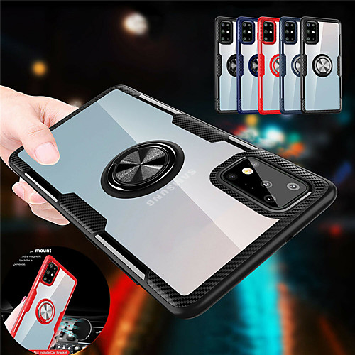 

Case For Samsung Galaxy S20 / S20 Plus / S20 Ultra Ring Clear Protective Phone Case for Samsung Galaxy A71/ A51/ A70/ Note 10 / Note 10 Plus / A51/ A40/ A30 / A10