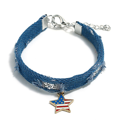 

Women's Bracelet Classic Wedding Birthday Vintage Theme European Trendy Casual / Sporty Ethnic French Alloy Bracelet Jewelry Blue / Royal Blue For Date Festival